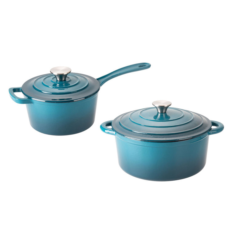 Aramco Imports Inc. Aramco Imports 2 Piece Cast Iron Non Stick Cookware